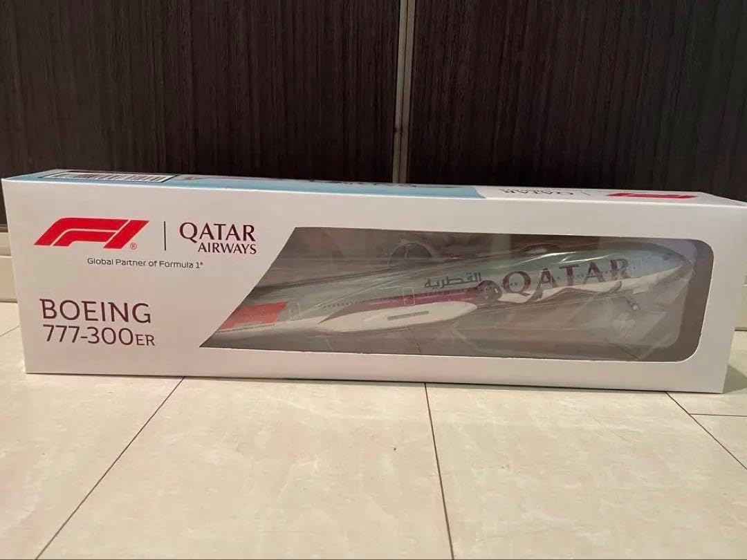 カタール航空× formula1 777-300ER A7-BEL 1/200 EverRise 777-300ER カタール航空 特別塗装 「ワンワールド」 A7-BAL 1